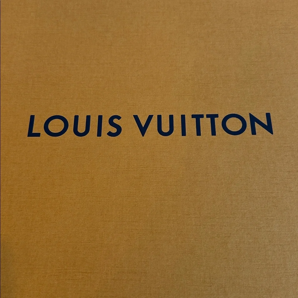 Louis Vuitton Authentic Box with Portfolio & Ribbon
